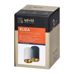 ELIZA, infälld armatur, GU10, IP20, aluminium, vitguld | HandlaSmidigt.se