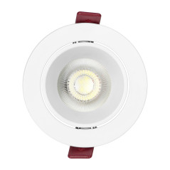 FONDI RC dekorativ ram för punktbelysning, MR16/GU10 max. 50W, rund, fast, aluminium, vit | HandlaSmidigt.se