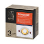 FONDI RC dekorativ ram för punktbelysning, MR16/GU10 max 50W, rund, fast, aluminium, vit-guld