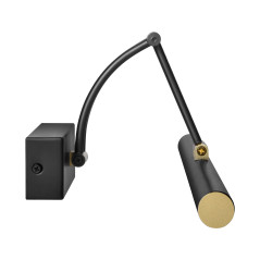 RICO LED 9W, spegellampa, 990lm, 4000K, IP44, längd 50 cm, svart | HandlaSmidigt.se
