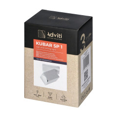 KUBAR SP 1, vägg- och takarmatur, GU10, IP20, vit | HandlaSmidigt.se