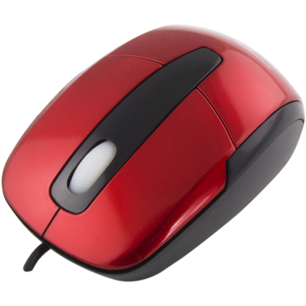 TM108R Mysz przewodowa 3D optyczna USB Barracuda czerwona Titanum