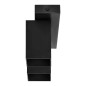 KUBAR SP 2, vägg-takarmatur, 2xGU10, IP20, svart