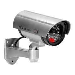 Fångst av övervakningskamera CCTV, batteridriven, silver | HandlaSmidigt.se