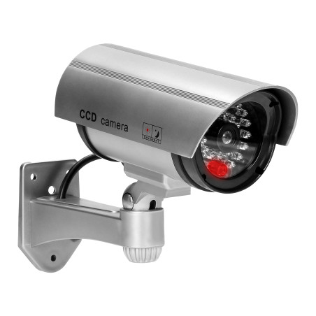 Fångst av övervakningskamera CCTV, batteridriven, silver