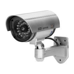 Fångst av övervakningskamera CCTV, batteridriven, silver | HandlaSmidigt.se
