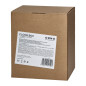 Golvbox för modulära uttag 4 x 45x45mm eller 8 x 22,5x45mm, lock: rostfritt stål, svart