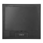 Golvbox för modulära uttag 6 x 45x45mm eller 12 x 22,5x45mm, lock: plast, svart