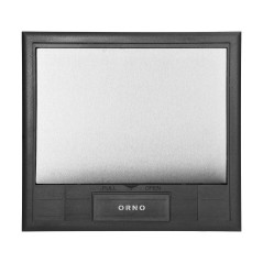 Golvbox för modulära uttag 6 x 45x45mm eller 12 x 22,5x45mm, lock: rostfritt stål, svart | HandlaSmidigt.se