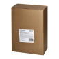 Golvbox för modulära uttag 8 x 45x45mm eller 16 x 22,5x45mm, lock: egen material, svart