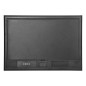 Golvbox för modulära uttag 8 x 45x45mm eller 16 x 22,5x45mm, lock: plast, svart.