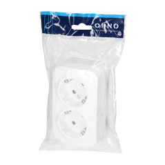 Att göra Dubbeluttag 2x2P+Z, 16A/230VAC, IP20, Schuko, Vit | HandlaSmidigt.se