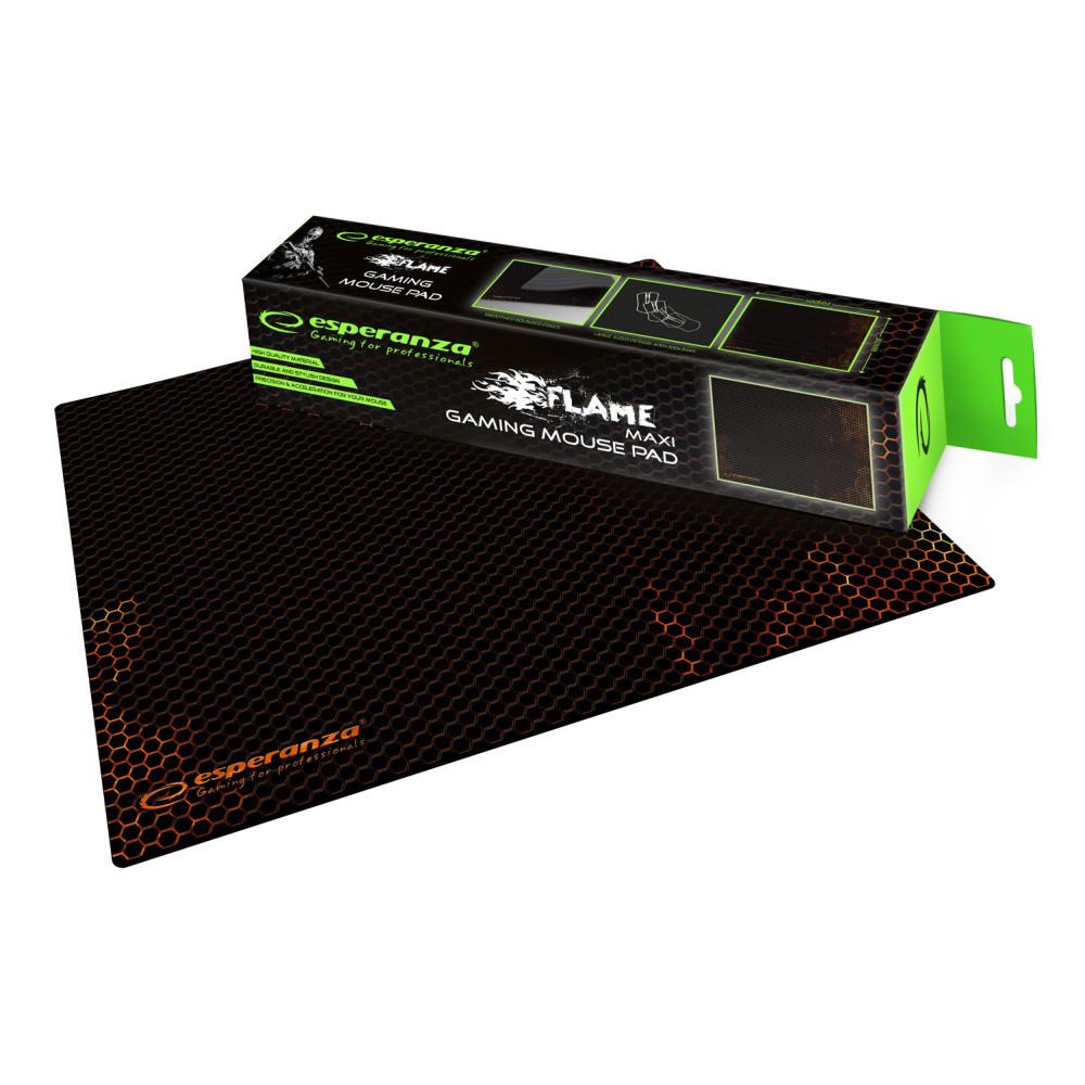 EGP103R Podkładka Gaming pod mysz Flame Maxi Esperanza EGP103R Podkładka Gaming pod mysz Flame Maxi Esperanza