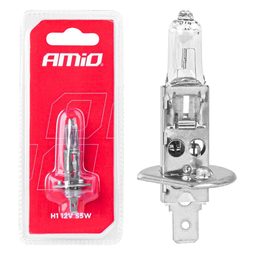 Halogenlampa h1 12v 55w 1st blister amio-03358 Halogenlampa h1 12v 55w 1st blister amio-03358
