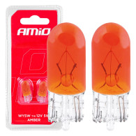 Halogenlampor t10 w5w w2.1x9.5d 12v 2st blister amio-03347