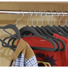 Klädhängare 20 st - grå Ruhhy 22535