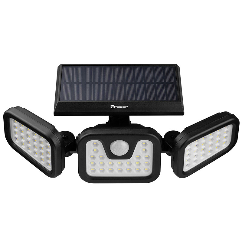 Reflektor solcell LED med rörelsesensor TRACER SATURN