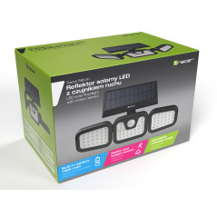 Reflektor solcell LED med rörelsesensor TRACER SATURN | HandlaSmidigt.se