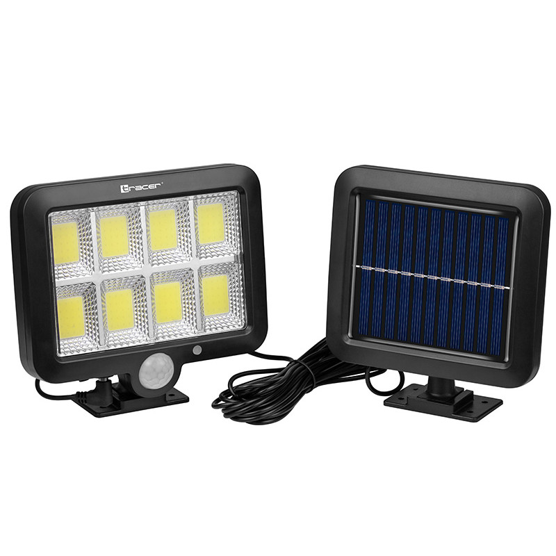 Solcellslampa med LED och rörelsesensor TRACER JUPITER