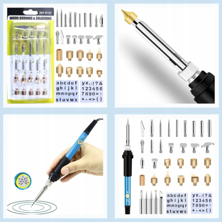 Set för pyrografi, lödningsetui E6175
