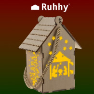 LED-ljuslykta - adventsljusstake Ruhhy 22163