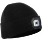 Mössa med LED-belysning, svart, akryl, CE, Lahti