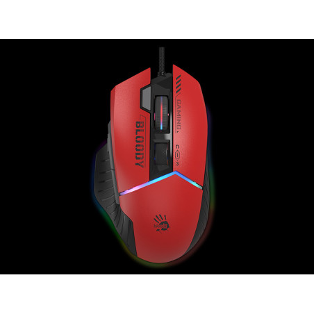 Mus A4TECH BLOODY W95Max USB Sports Röd