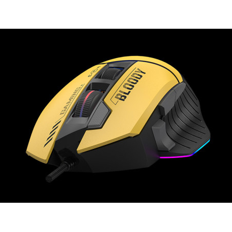 Mus A4TECH BLOODY W95Max USB Sports Lime