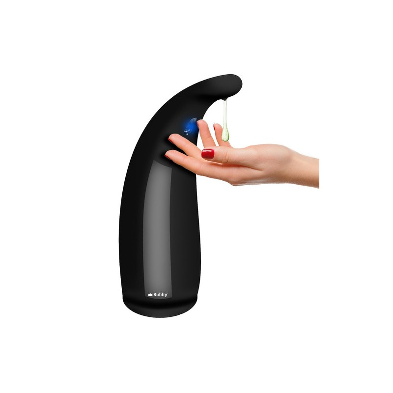 Beröringsfri svart tvålpump Ruhhy 22229