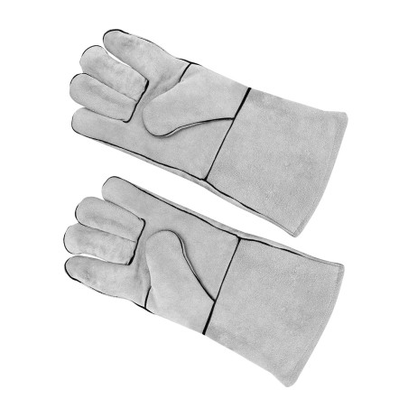 Svetsningshandskar med långt skaft och kevlartråd, MAG typ A, EN 388: 4332X & EN 407: 442X4X.