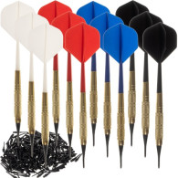 Dartpil set 12 st + Trizand spetsar 21658