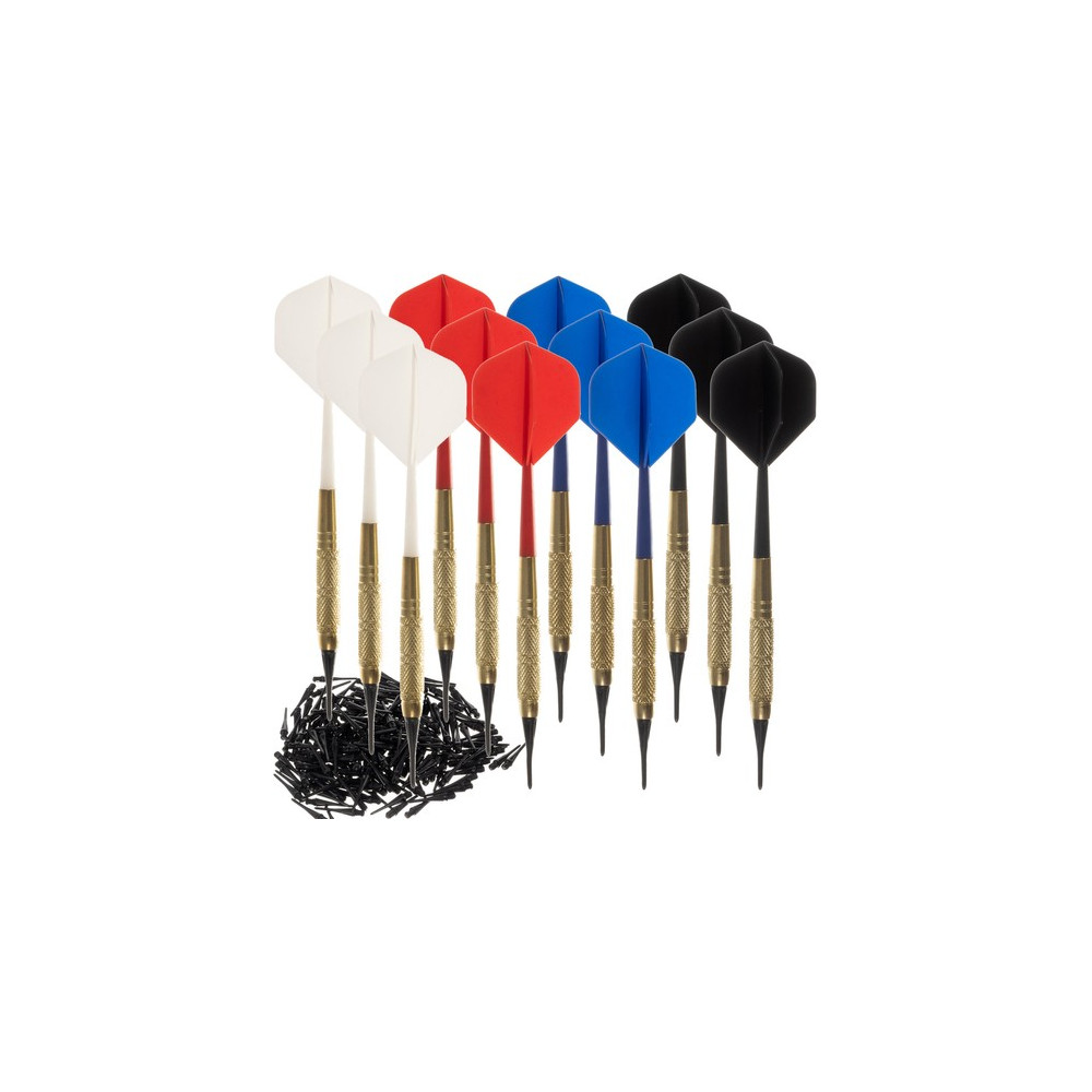 Dartpil set 12 st + Trizand spetsar 21658