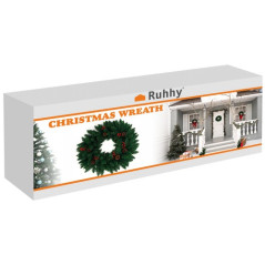 Julkrans Dörrdekoration Dekorativ Dekoration 60cm Tjock XXL