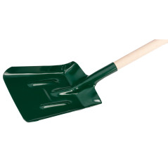 Kolskyffel, trähandtag, T-handtag