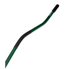 Taletten har 16 tänder, metallhandtag med gummibeläggning och ergonomisk design.