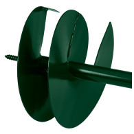 Borrhål med en diameter på 250 mm.