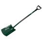 Spade rakt, metallhandtag, plasthandtag