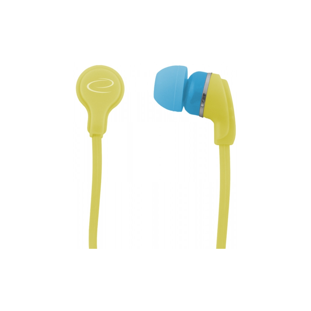 EH147Y In-ear hörlurar Neon gula från Esperanza