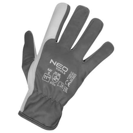 Arbetshandskar, 2121X, getskinn, storlek 11', CE