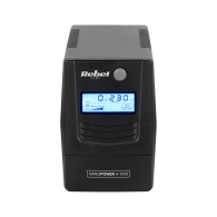 Nödströmsaggregat för dator UPS REBEL modell Nanopower Plus 1000 (offline, 1000VA / 600W, 230 V, 50 Hz, LCD, USB, RJ45)