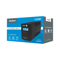 Nödströmsaggregat för dator UPS REBEL modell Nanopower Plus 850 (offline, 850VA / 480W, 230 V, 50Hz, LCD, USB, RJ45)