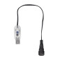 Solcellsgirland LED 2i1 Maclean, IP44, 3W, 10lm, 3000K, batteri 2*600 mAh, 5V DC, 7m, MCE424