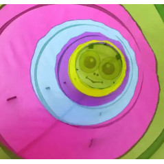 AG184L Tunnell för barn, larv + väska