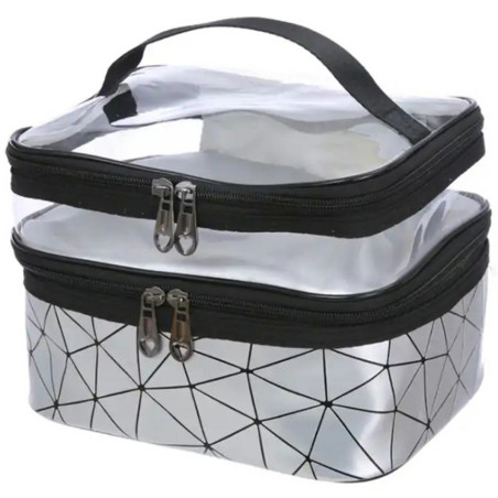 DA110B Sminkväska silver