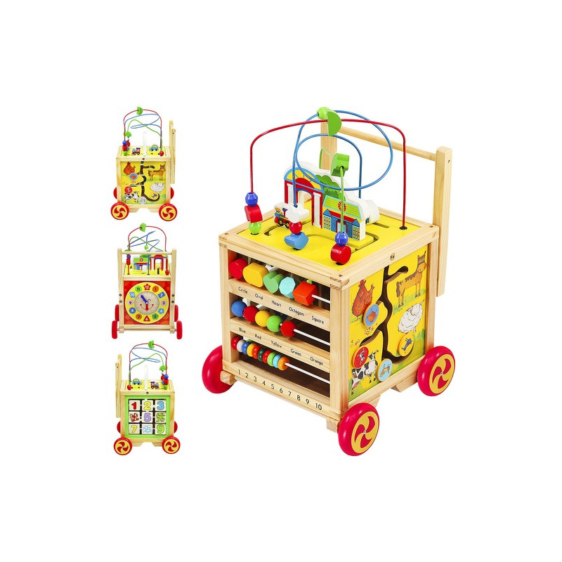 Skjutkloss i trä - Pedagogisk kloss 22606