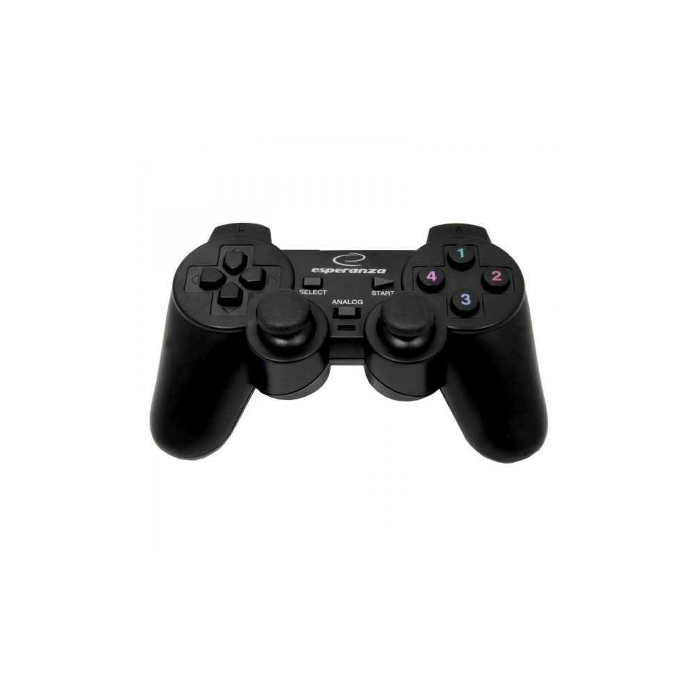 EG102 Gamepad PC USB Warrior svart Esperanza