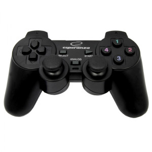 EG102 Gamepad PC USB Warrior svart Esperanza