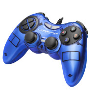 EGG105B Gamepad PC USB Fighter blå Esperanza