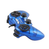 EGG105B Gamepad PC USB Fighter blå Esperanza