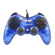 EGG105B Gamepad PC USB Fighter blå Esperanza